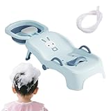 Hogvinnatil Shampoostuhl für Kinder, zusammenklappbar, Shampoo-Liegestuhl, für...