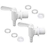 MWJC 2 Stück Abfüllhahn für Bierkübel aus Kunststoff Wasserhahn für Eimer zu Hause,...