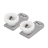 DL-pro 2x Oberkorbrolle Rolle Ersatz für Miele 7649011 Korbrolle mit Halter...
