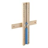 Cleveres Design, funktionale Sanduhr aus Holz mit genauem Timing für Saunen (blau)