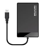 2,5 Zoll Festplattengehäuse USB 3.0 Externes Gehäuse für 6,3 cm Festplatten Gehäuse...