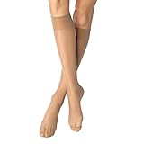 Nur Die Damen Matt Fein Kniestrümpfe 621802, 20 DEN, Gr. One size, Braun (amber...