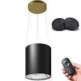 SNDOAS Inselhaube, Dunstabzugshaube Umluft 35cm mit 700 m³/h Starker...