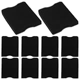 Anneome 10 Stück Ersatz Luftfilterschaum für Rasenmäher Schaumstoffmotorfilter...