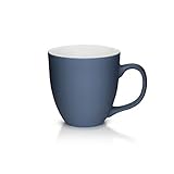 Mahlwerck Jumbotasse, Große Porzellan-Kaffeetasse mit matter Oberfläche, in...