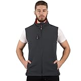 BWOLF GRIN Softshell Weste Herren Outdoor Softshellwesten für Herren Arbeit...