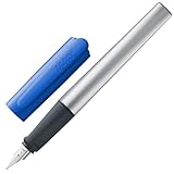 Lamy nexx blue Füller - Füllhalter mit rutschfestem Griff & polierter...