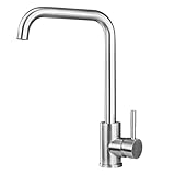 BONADE Wasserhahn Küchenarmatur aus SUS304 Edelstahl Gebürsteter Nickel, 360°...