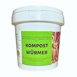 Kompostwürmer lebend | 50 Stück | Ideal für Gartenarbeit und Kompostierung