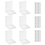 6 Stück Transparenten Acryl-Buchstütze, 24 Stück...