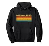 Geschirrspüler Retro Vintage Lustiger Job Titel Beruf Pullover Hoodie