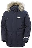 Helly Hansen Men's Reine Parka Jacket, Navy, L, M