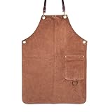 Angus Stoke Lederschürze Grillen - Vollleder Grillschürze - BBQ Schürze Leder...