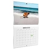 Pooping Dogs Calendar, Wandkalender 2023 Pooping Dogs Lunar Kalender, Lustige Kackende...