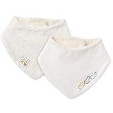 Fehn 056280 2er-Set Halstücher fehnNATUR – Bio-Dreieckstücher mit Klettverschluss –...