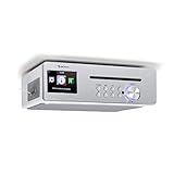 auna Silverstar Chef Küchenradio, Unterbauradio, 10W RMS / 20W max, CD-Player,...