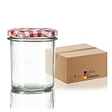 BigDean 12x Sturzgläser 363ml - Einmachgläser TO 82 - Made in Germany -...