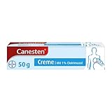 Canesten Creme - zur Behandlung von Hautpilz und Fußpilz - schnell wirksam gegen alle...