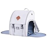 Katzenrucksack Hunderucksack bis 6 kg, Rucksack Katze Faltbarer Haustierrucksack für...