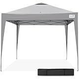 Quictent Pop Up Pavillon 2.5x2.5m mit Tasche, Faltpavillon Wasserdicht Event Shelter,...