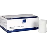 Fixierbinden, Mullbinden, ABENA, 4m x 6cm, Weiss, Krepp, elastisch, latexfrei,unsteril, 20...