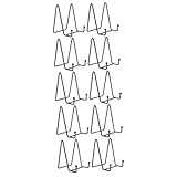 Amosfun 10 Stück Tellerhalter Aus Eisen Tischdekoration Display Halter Eisen...
