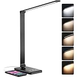 Chesbung Schreibtischlampe, LED Schreibtischlampe, dimmbare Tischleuchte, 5 Farb- und 10...
