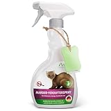 Gardigo® Marderspray inklusive Schwamm | Marderschreck für Auto Dachboden Garten | 500ml...