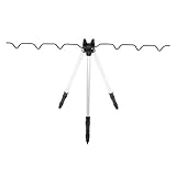 Ruiqas Universal-Angelruten-Stativ, Teleskop-Angelrutenhalter aus...