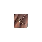 ZHESHY Ring Gold Set Frauen 14 Karat Vergoldete Goldene Ringe Goldring Stapelringe...