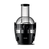 Philips Entsafter – 800W, 2L, NutriU-Rezepte-App, XL-Einfüllöffnung, QuickClean...