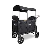 WONDERFOLD W4 Luxe Pro Kinderwagen (4-Sitzer), zusammenklappbarer Wagen mit Sitzen,...