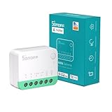 SONOFF Matter Smart Lichtschalter Modul, WiFi-Fähigkeit, kompatibel mit Alexa, Google...