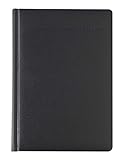 Wochenplaner Balacron schwarz 2022 - Büro-Kalender A5 - Cheftimer - black - 1...
