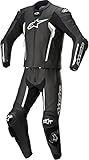 Alpinestars Missile V2 2-Teiler Motorrad Lederkombi (Black/White,52)
