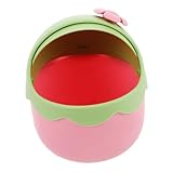 SAFIGLE Kleiner Erdbeer mülleimer Tisch Abfalleimer Kinderzimmer Mini Desktop Papierkorb...
