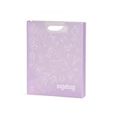 ergobag Heftebox für Schulranzen, durchsichtig und stabil Pferde - Lila