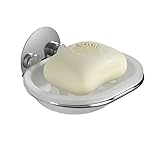 WENKO Turbo-Loc® Seifenablage, Seifenschale mit Wandhalterung, für Küche und...