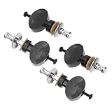 FUTUREORYY 4 Stück Ukulele Tuning Pegs Metall Kunststoff Langlebig Glatt Ersatzteile für...