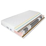TULENA NOX Taschenfederkern Matratze 160x200 Federkernmatratze H4 + H5 Comfort...