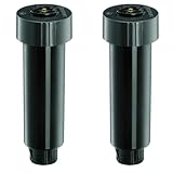 Gardena 01555-20 Sprinklersystem Versenkregner, Schwarz, S 50 - bis 50 m² (Packung mit 2)