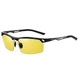 DUCO Nachtsichtbrille Anti-Glanz Fahren Brillen Kontrast-Brille Nachtfahrbrille...