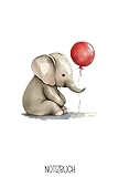 Notizbuch: Notizbuch Elefant, 120 linierte Seiten, A5 (6'x9'), schönes Tagebuch und...