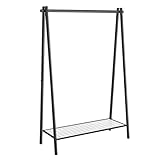 SONGMICS Kleiderständer, Garderobe, Garderobenständer, Kleiderablage, Stahlrahmen, mit...