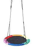 Nestschaukel 110 cm Garten-Schaukel Rundschaukel Tellerschaukel bis 150kg (6...