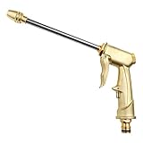 OFFCUP Garten Handbrause Messing, Spritzpistole Metall, Hochdruck-Zinklegierung, Hochdruck...