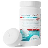 BAYROL e-Chlorilong® POWER 5 - 1kg - Chlortabletten für Pool - Multitabs 200g mit 5...