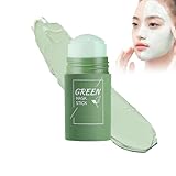 Green Maske Stick,Green Tea Gesicht Mitesserentferner & Porenreiniger, Tiefenreinigende...