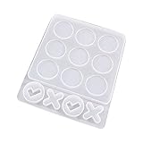 Zinngießen Formen Puzzle Silica Spiel Gelform für Kinderschach DIY Kristallform Gel...