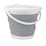 Beldray Faltbarer Eimer 10 L – Putzeimer, Pop-up-Eimer, zusammenklappbare...